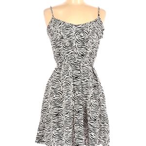 Zebra Striped Medium Dress